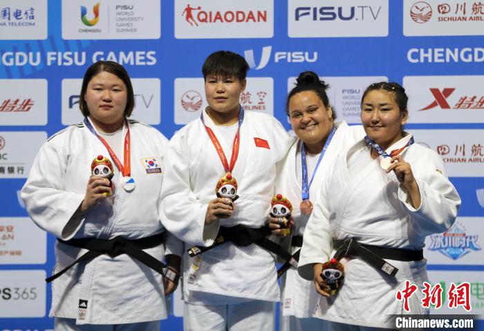 贾春迪成都大运会柔道夺金 韩国选手朴世星告负