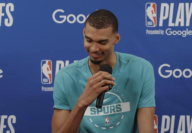 马刺力克开拓者文班亚马：传奇在场球迷助威点