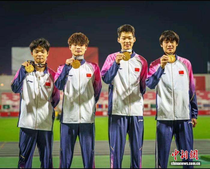 黑龙江小将朱天赐在亚洲青年运动会上夺金，为